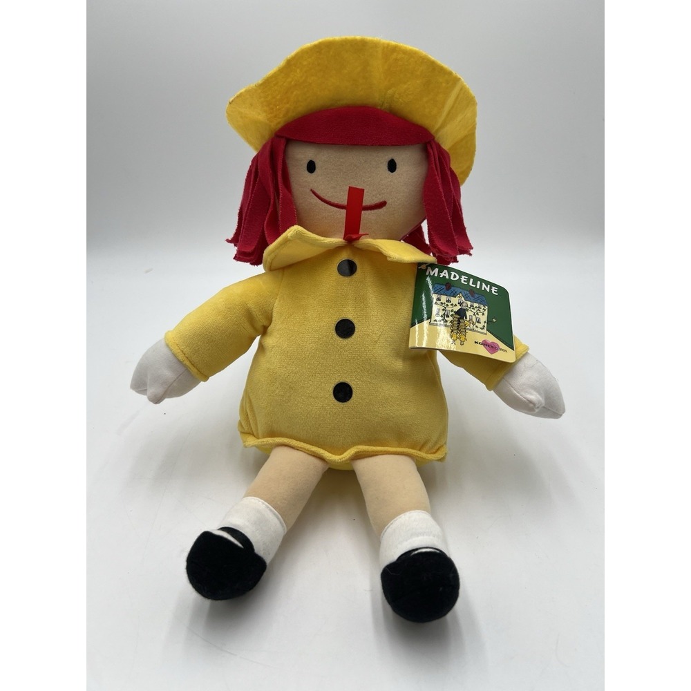 Kohl's Cares Madeline Plush Doll 14" 2016 YOTTOY NWT Storybook Toy